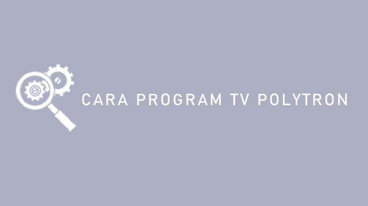 CARA PROGRAM TV POLYTRON
