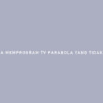 Cara Memprogram TV Parabola Yang Tidak Ada Sinyal