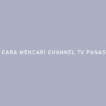 Cara Mencari Channel TV Panasonic