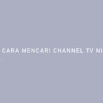Cara Mencari Channel TV Ninmedia