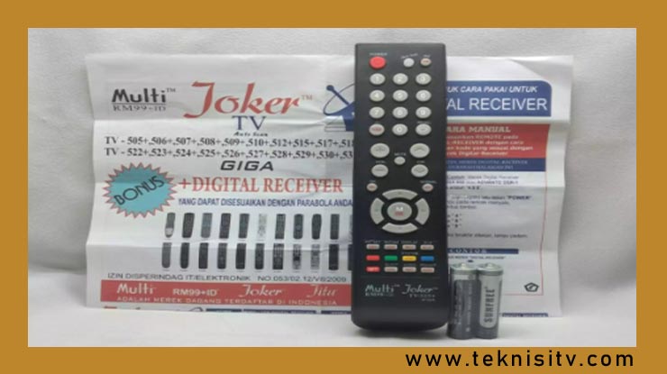 Cara Setting Kode Remot Joker Digital Untuk Receiver