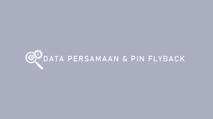 Data Persamaan Pin Flyback