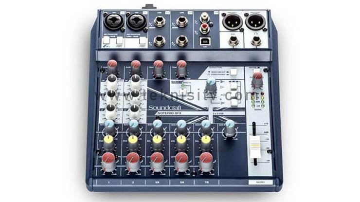 Mixer Soundcraft Notepad 8FX 2
