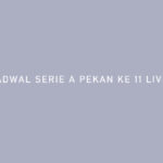 Jadwal Serie A Pekan 11 Live RCTI