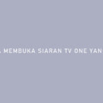 CARA MEMBUKA SIARAN TV ONE YANG DIACAK