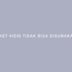 PAKET VIDIO TIDAK BISA DIGUNAKAN DI TV