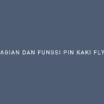 BAGIAN DAN FUNGSI PIN KAKI FLYBACK