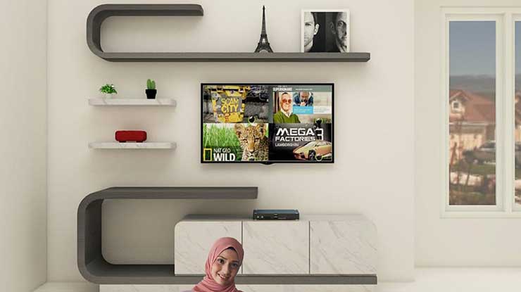 Backdrop TV Minimalis Berbagai Material