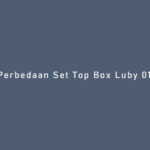 Perbedaan Set Top Box Luby 01 dan 02