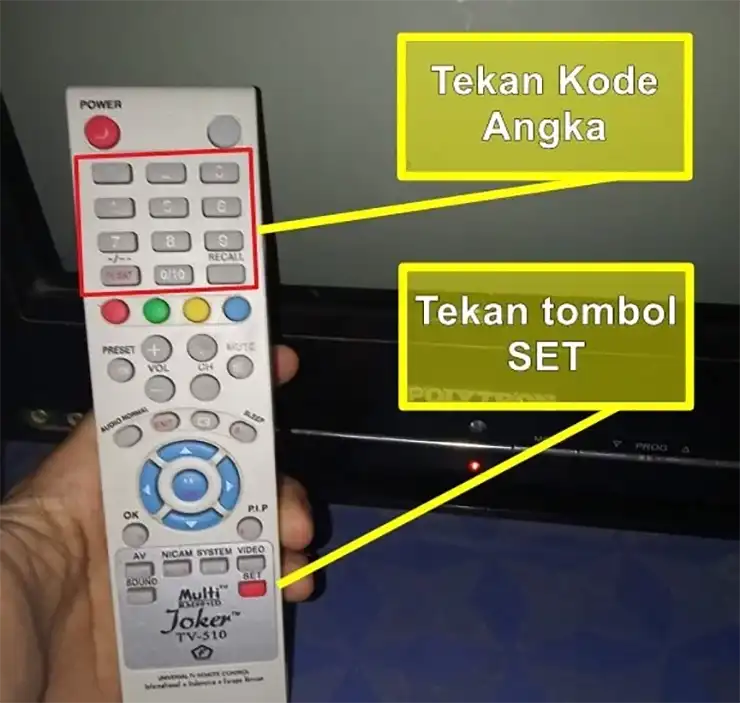 Cara Program TV Tabung JVC