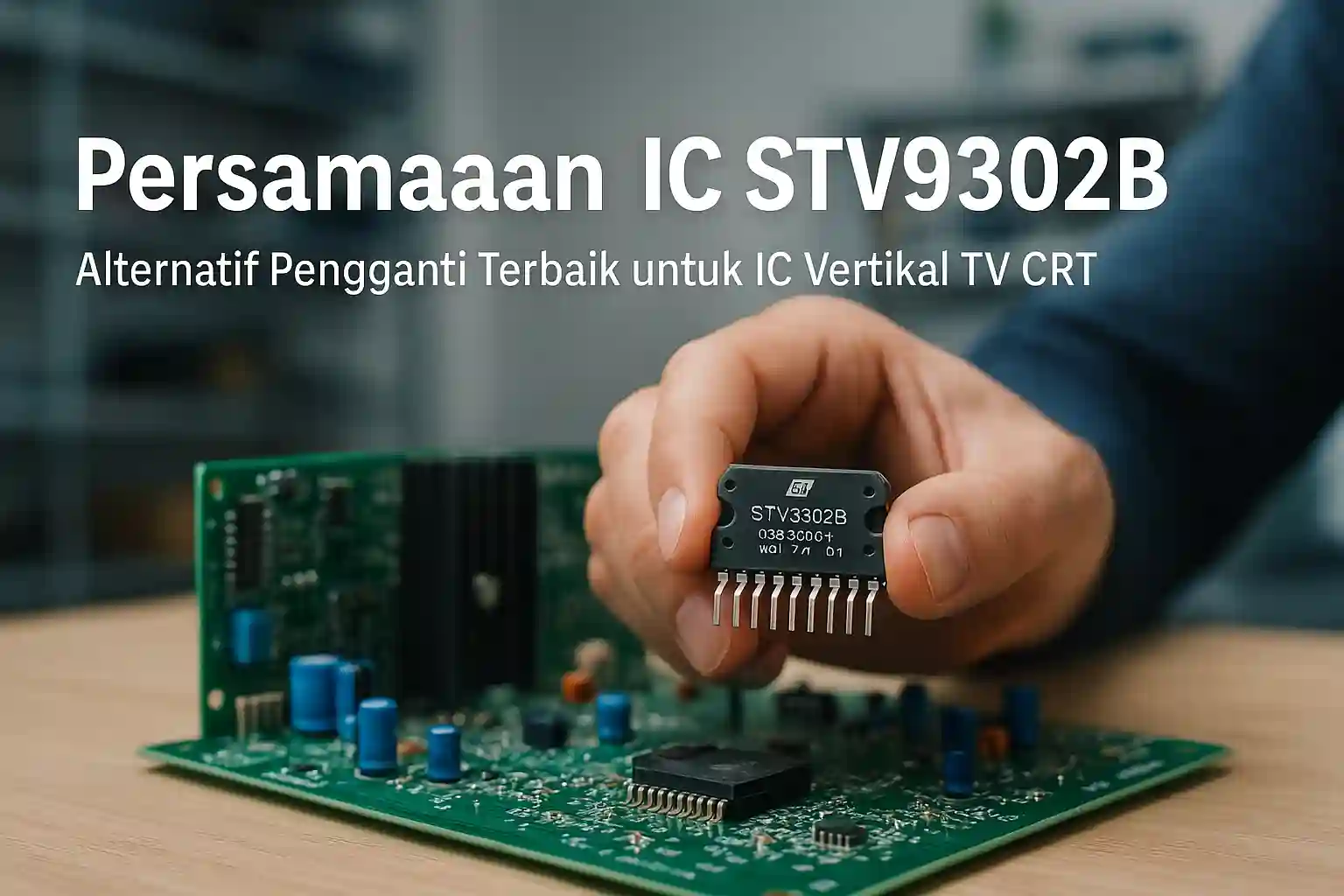 Persamaan IC STV9302B dan Contoh Rangkaian