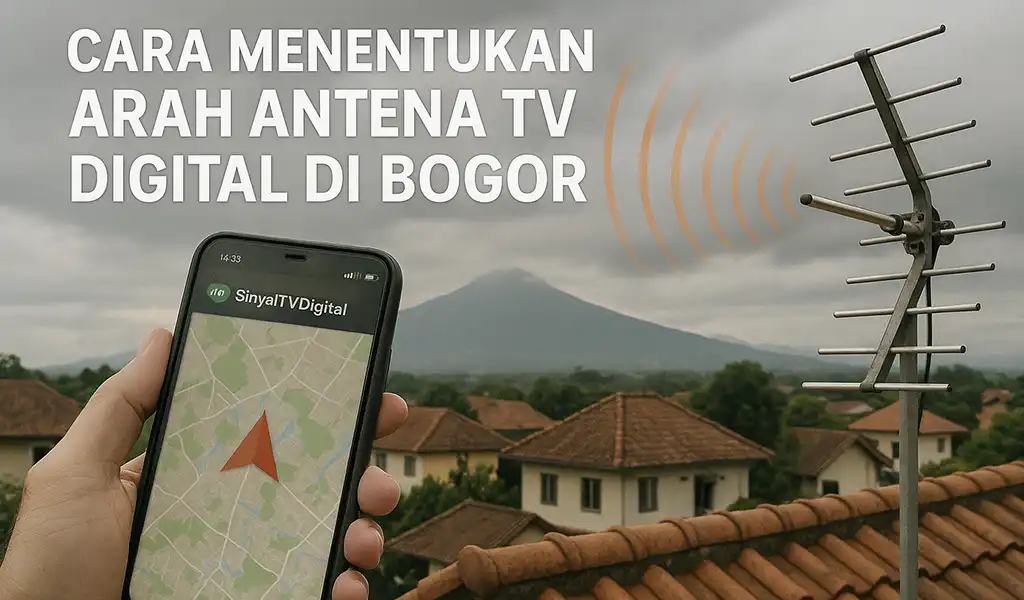 Arah Antena TV Digital Bogor
