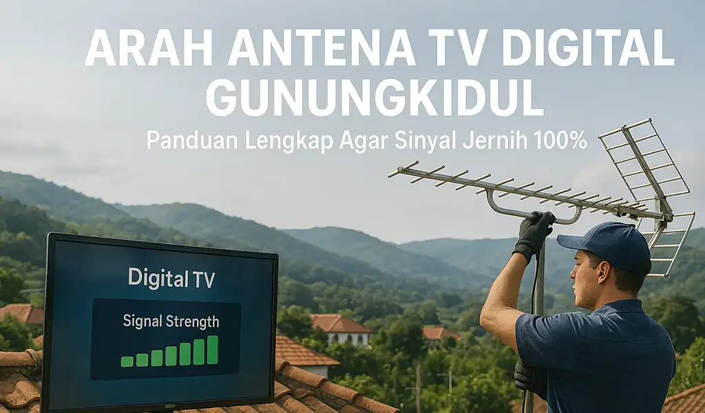 Arah Antena TV Digital Gunungkidul