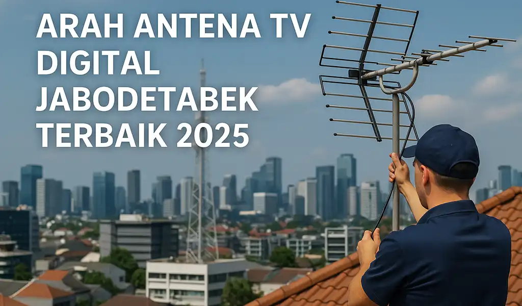 Arah Antena TV Digital Jabodetabek