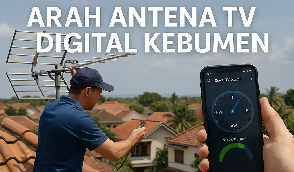 Arah Antena TV Digital Kebumen