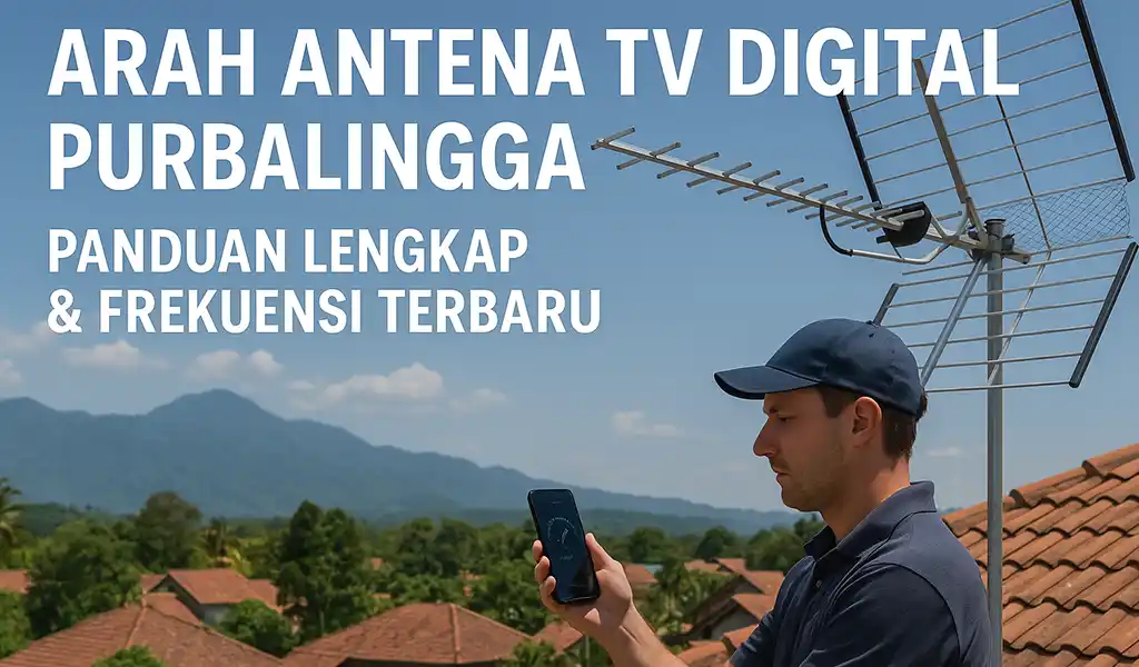 Arah Antena TV Digital Purbalingga