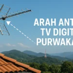 Arah Antena TV Digital Purwakarta