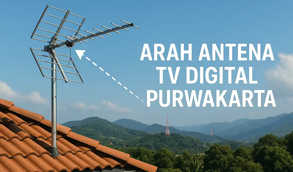 Arah Antena TV Digital Purwakarta