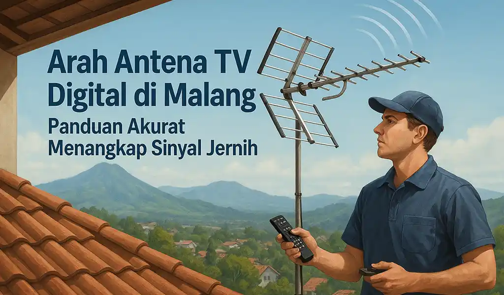 Arah Antena TV Digital di Malang