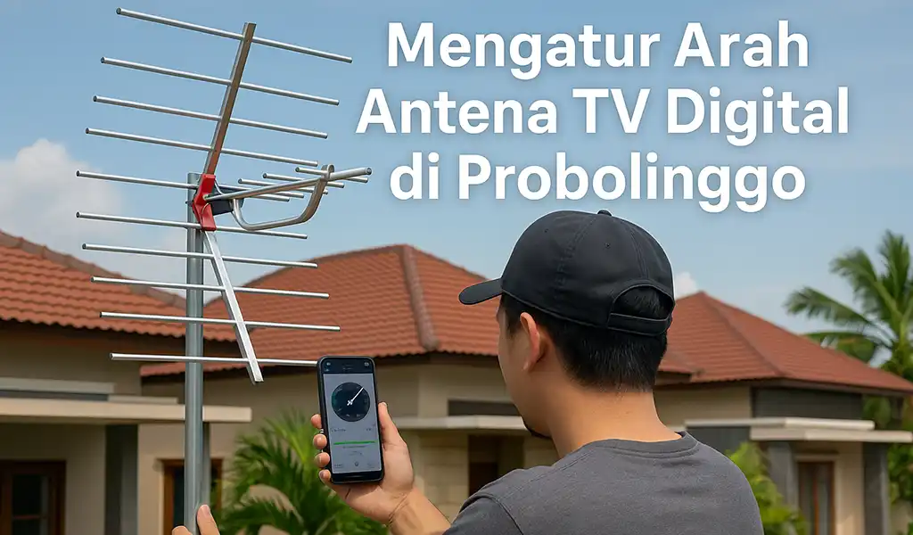 Arah Antena TV Digital di Probolinggo