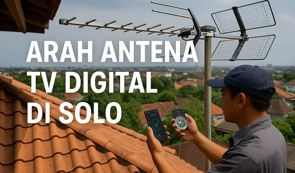 Arah Antena TV Digital di Solo