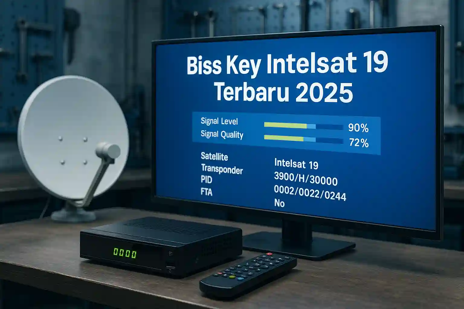Biss Key Intelsat 19 Update Channel & Frekuensi Lengkap