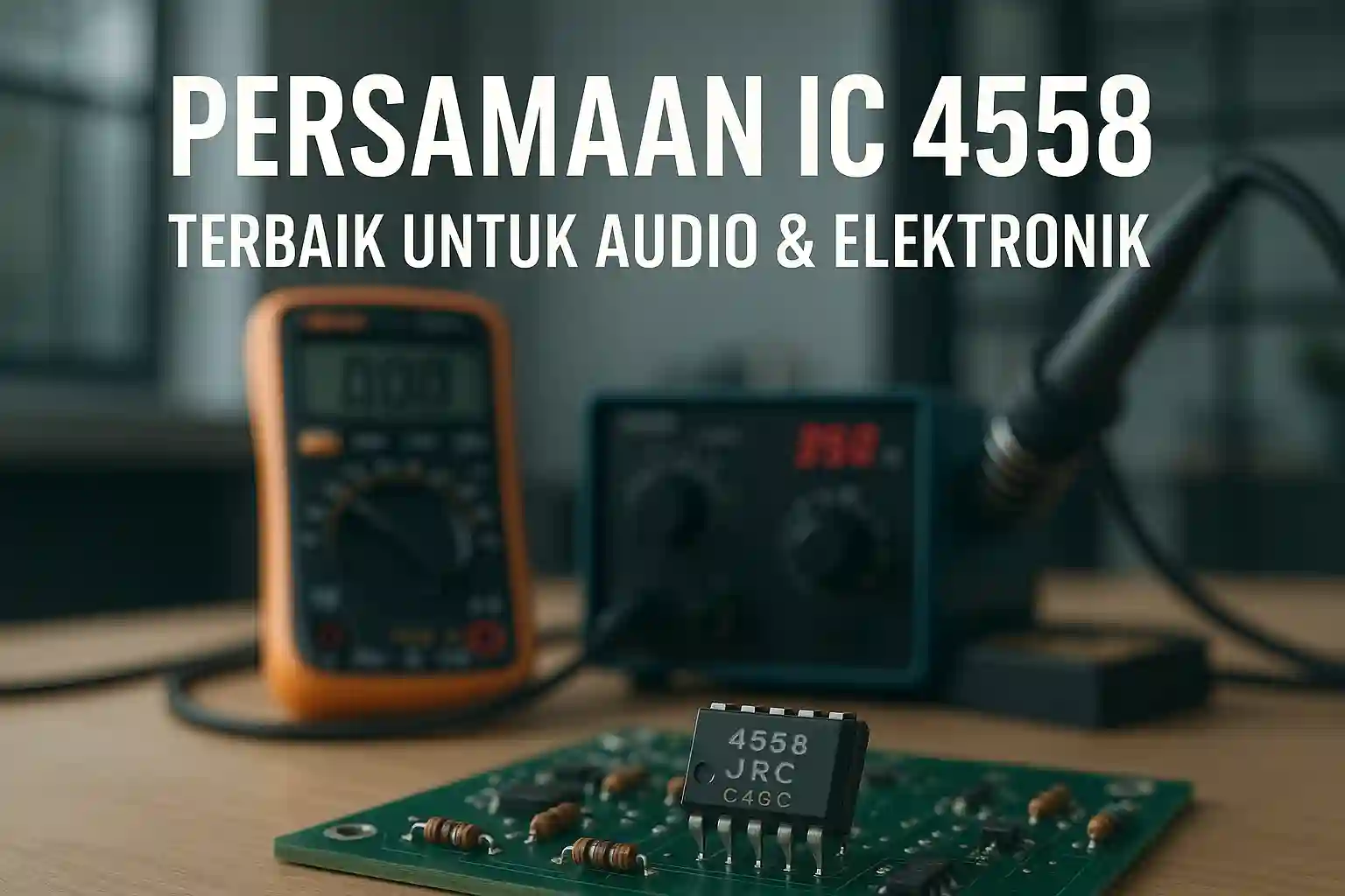 Persamaan IC 4558 Terbaik untuk Audio & Elektronik